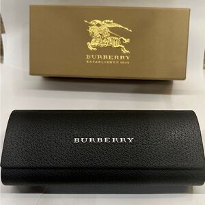 Burberry Glasses case, box, and booklet